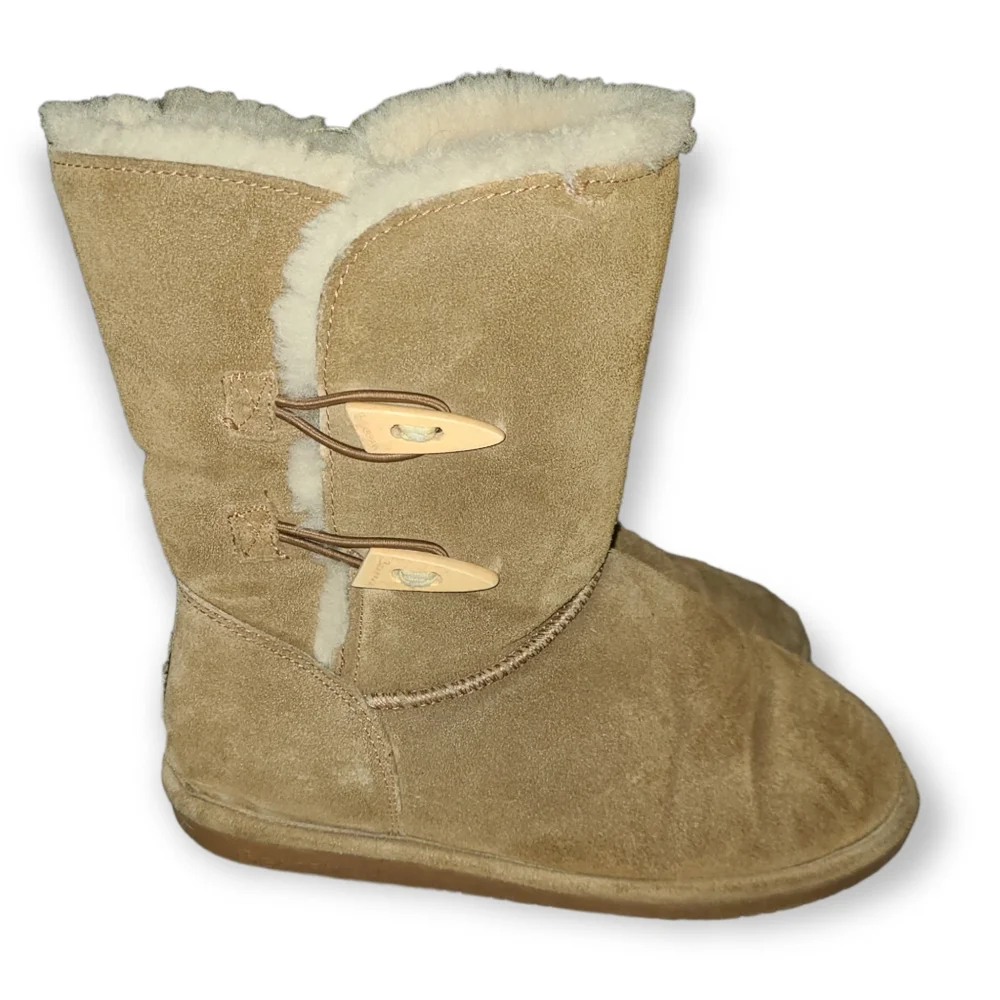 BearPaw Abigail Mid Calf Tan Boot